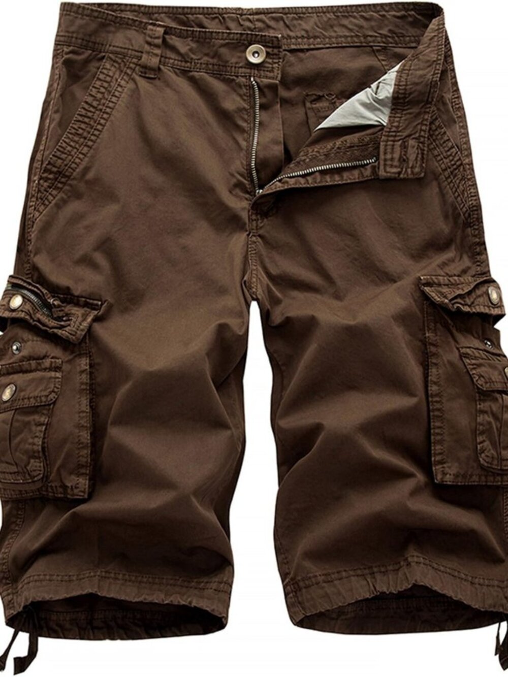 Men's Relaxed Fit Camouflage Cargo Shorts - Comfortable Cotton Utility Shorts